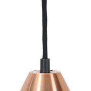 Mid-century cone pendant lamp / copper / aluminium / Danish modern design / 1960s