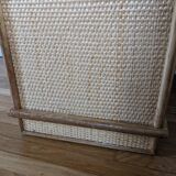Rattan and wicker chest of drawers