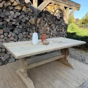 Table monastère 188cm frêne massif