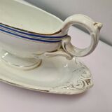 White ceramic gravy boat