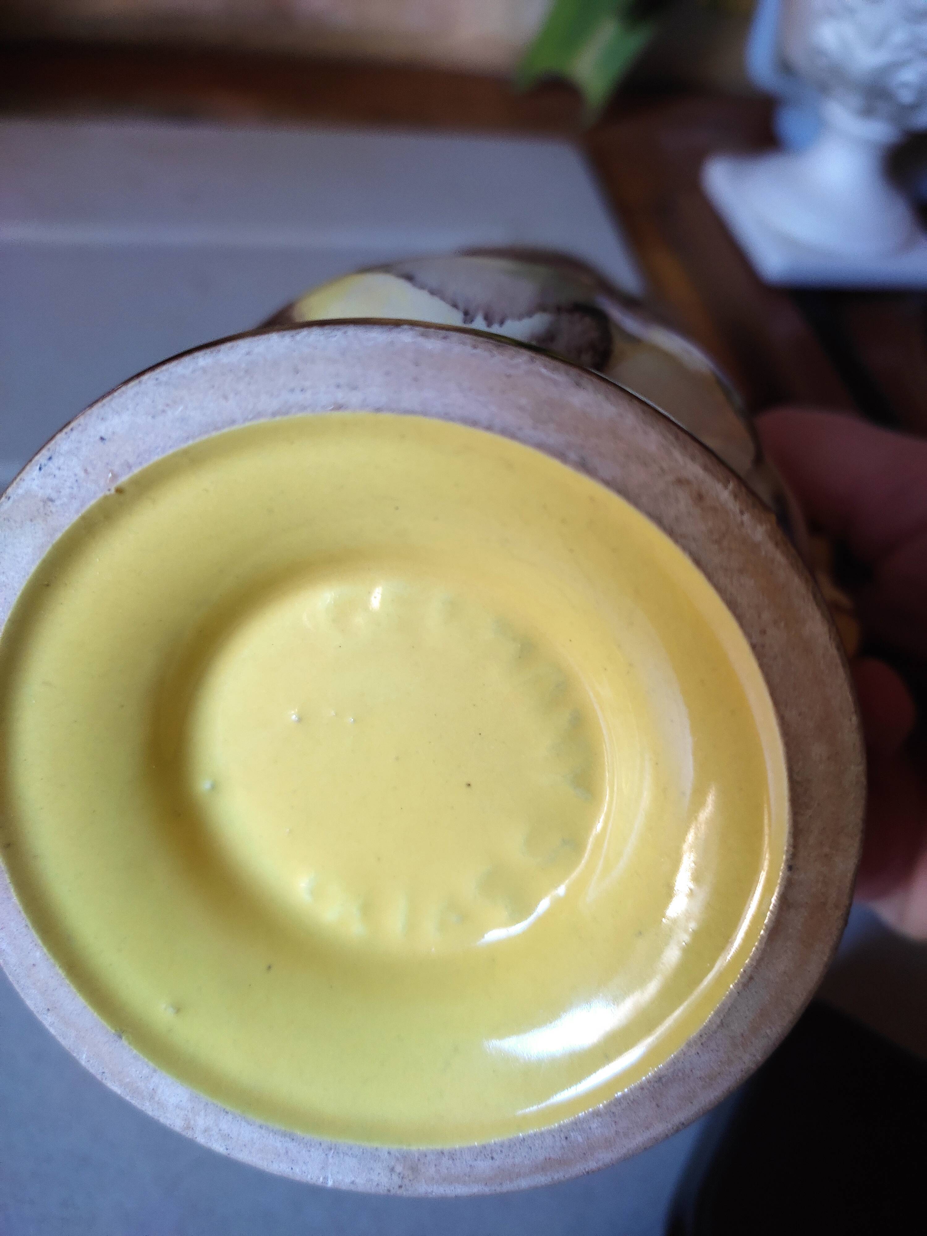 Vase 50s in marbled earthenware