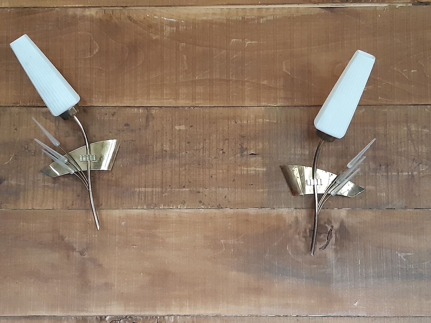 Pair of vintage wall lights