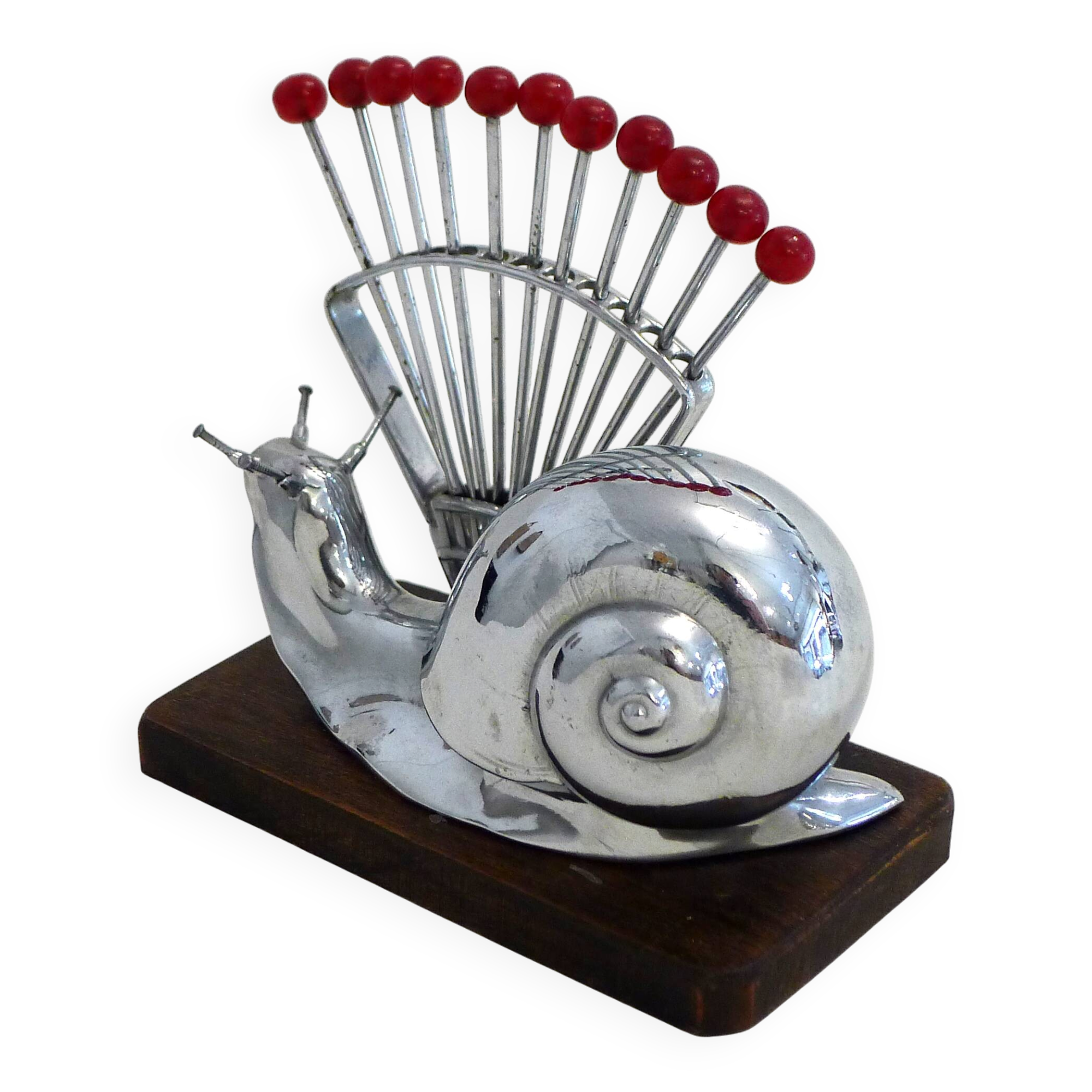 Set of snail forks / Art Deco aperitif 1930s