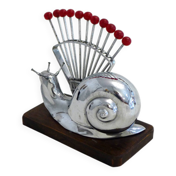 Set of snail forks / Art Deco aperitif 1930s