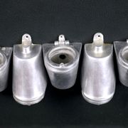 Robust aluminum wall lamp