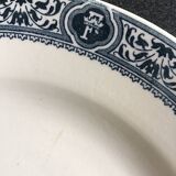 Assiette plate de Salins François 1er