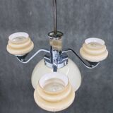 1930s Art Deco Chandelier, Czechoslovakia