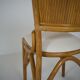 Ensemble table et 4 chaises vintage en rotin esprit Riviera