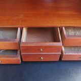 Empire walnut burl secretary