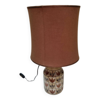 Ceramic lamp by jc Mallarmey, 1950