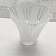 Globe tulipe en verre transparent et blanc, en forme de corolle de fleurs, vintage 1950