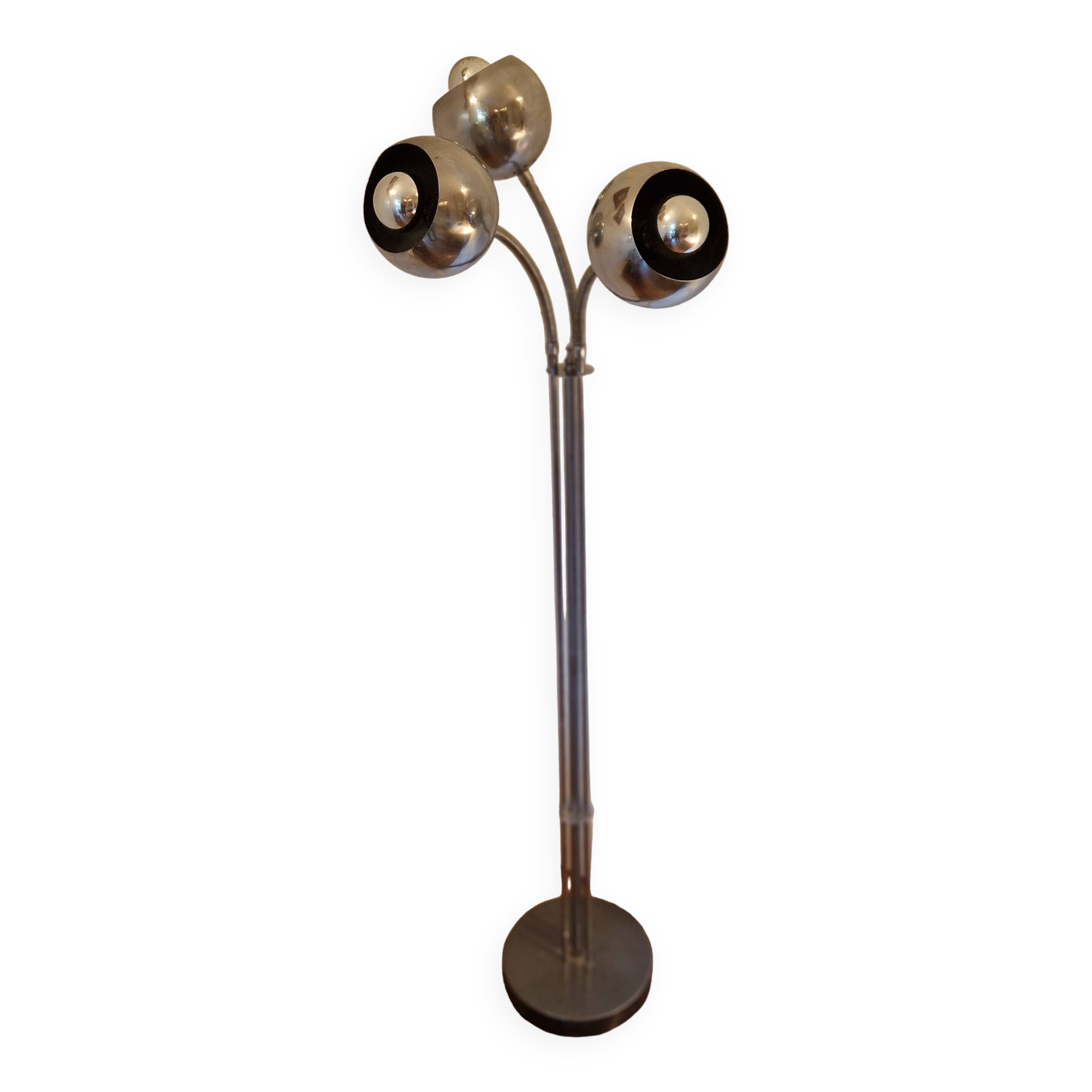 Reggiani Eyeball floor lamp with articulated arms, 1970s