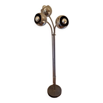 Lampadaire Reggiani Eyeball à bras articulés, années 1970