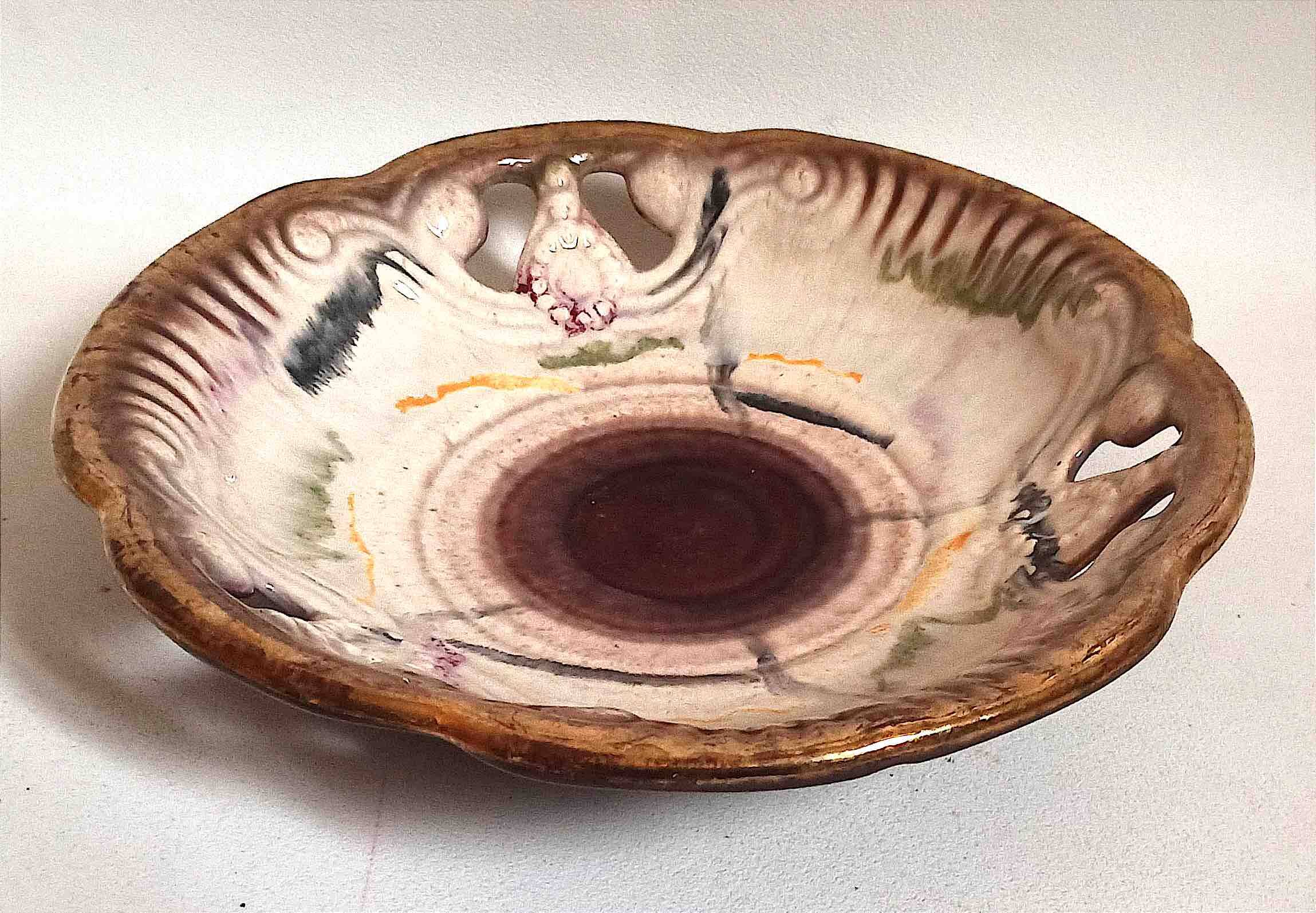 West Germany fruit bowl or pocket emptier Model 548 Diameter 28.3 cm