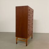 Mid-Century Teak chest of drawers by Poul Volther for FDB Mobelfabrik, 1960s