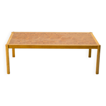Table basse Grom Lindum, frêne massif, The Scandinavian Modern Design, années 1970