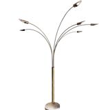 Large 6-branch arc floor lamp - Italy. 1950