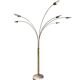Large 6-branch arc floor lamp - Italy. 1950