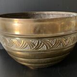 Art Deco brass pot cache