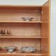 Antique high television cabinet, dresser cupboard by Drevotex Zamberk.