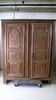 Armoire baroque ancienne en chêne massif