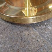 Lampadaire vintage avec base en or