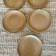 7 dessert plates in stoneware