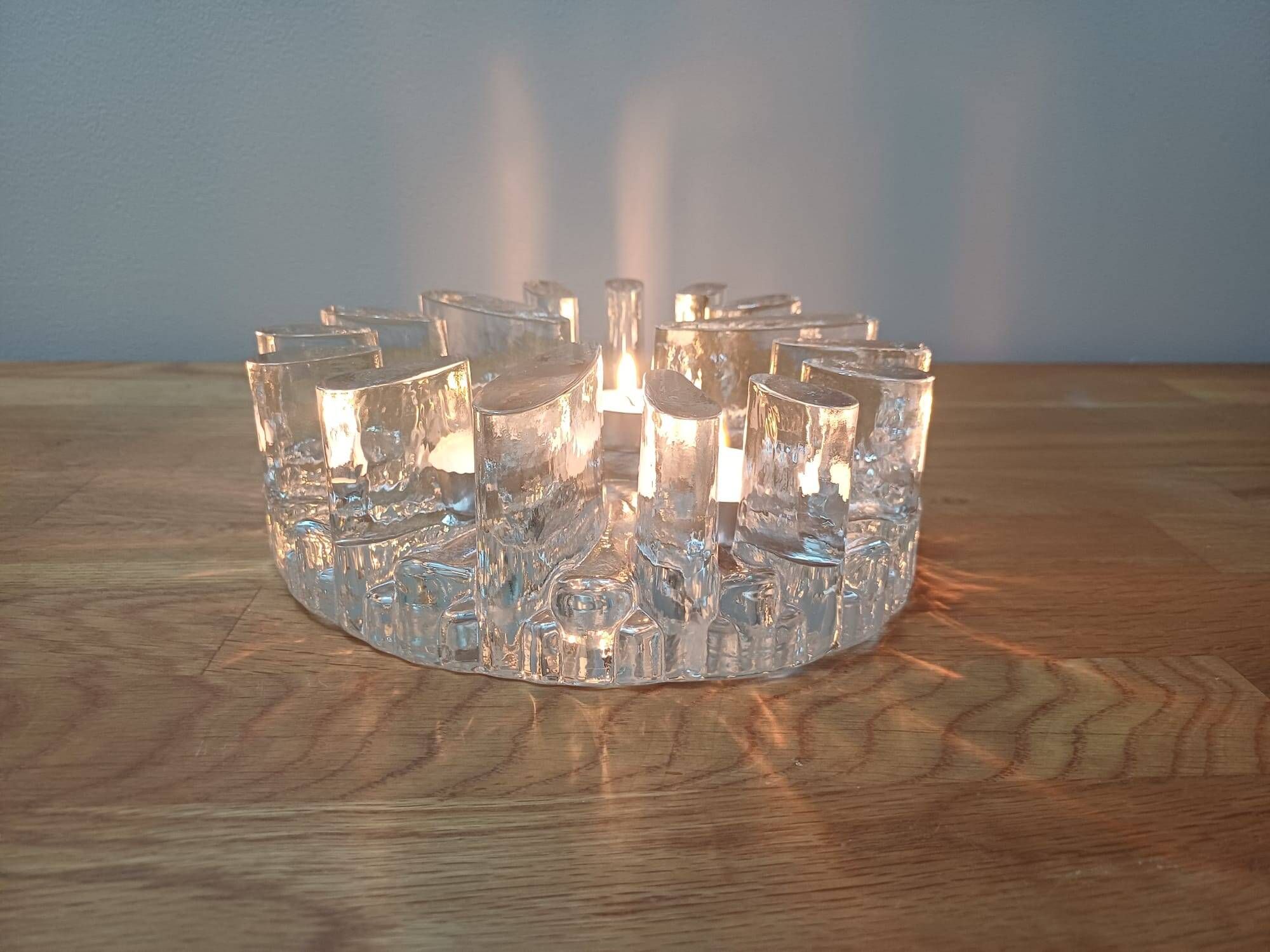 Pair of candle warmers, Bel Mondo candlesticks Georgshütte