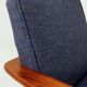 Two Mid Century Armchairs by M. Zieliński, Poland 1960, Navy Tweed