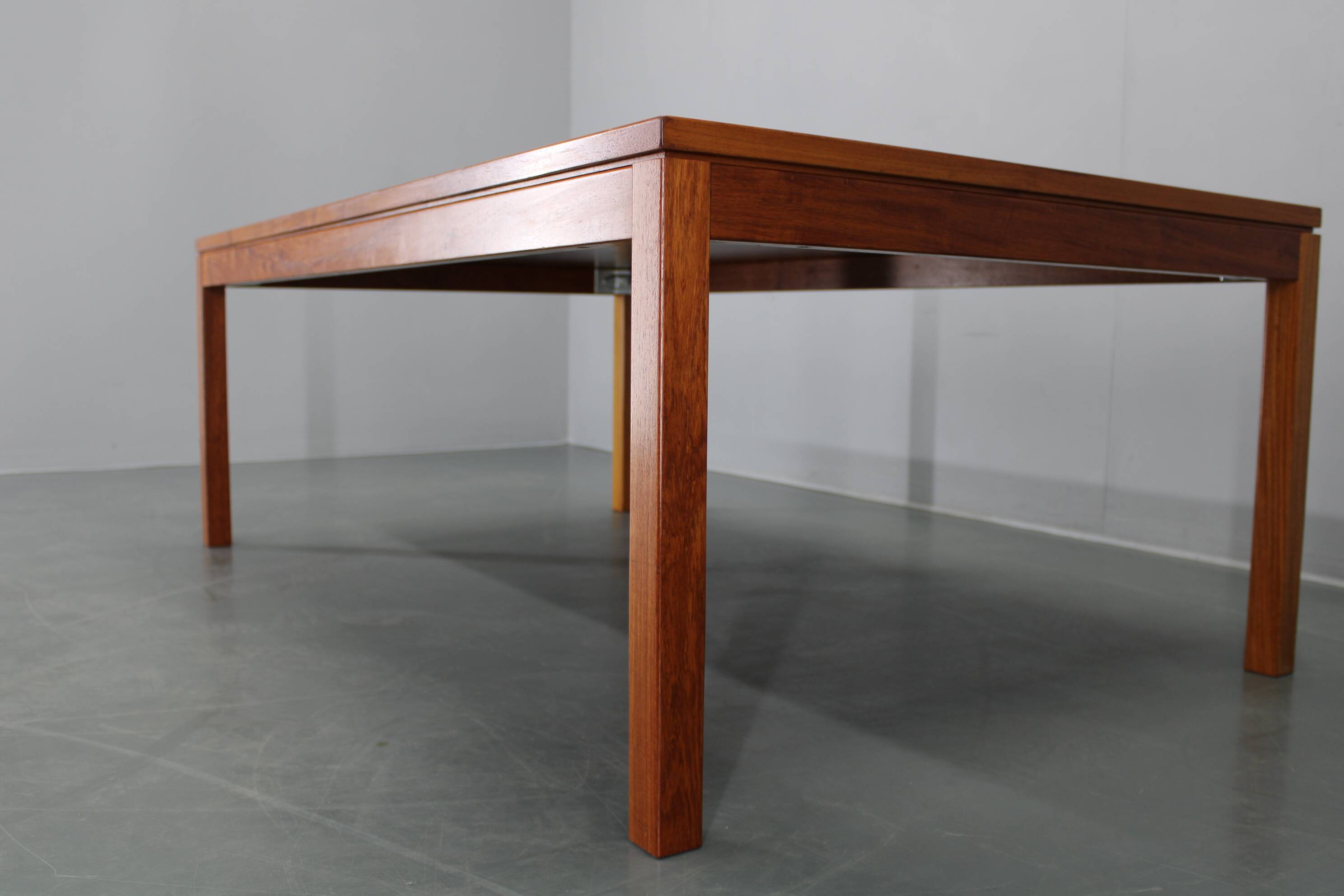 1980s Danish end-grain mosaic coffee table by Middelboe & Linduma for Tranekaer