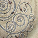 Mid-century modern Danish studio pottery bowl by Bente Lemche, 1960s.