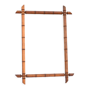 Miroir en bois imitation