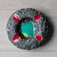 ceramic ashtray – France, 1960s – volcanic enamel