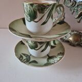 2 longwy art nouveau cups
