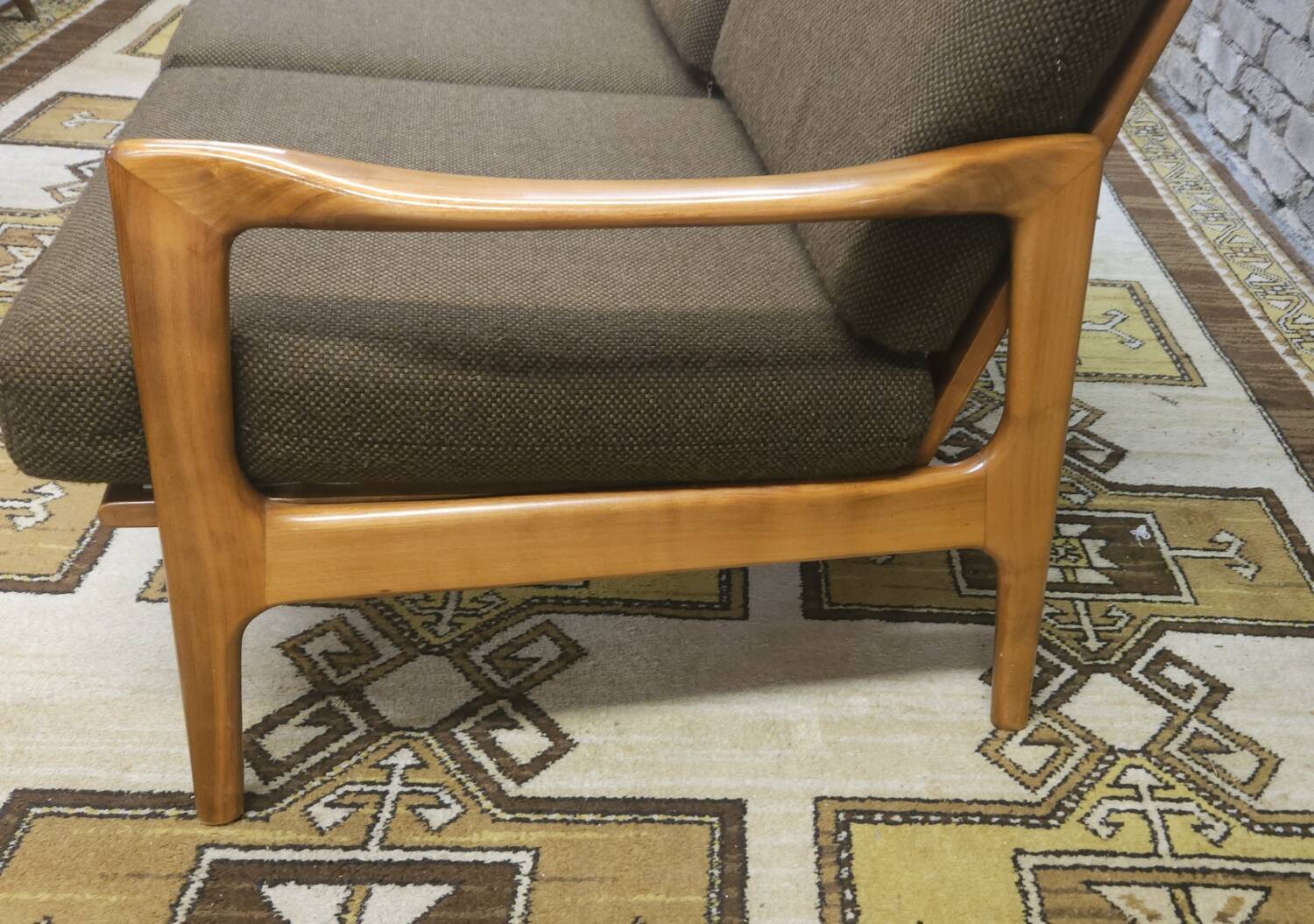 Canapé scandinave 3 places année 1960