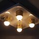 1970s Flush Mount Ceiling Light, Italy