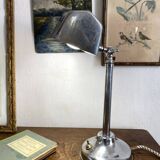 Art Deco industrial style chrome desk lamp – workshop lamp