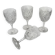 4 Saint-Louis crystal water glasses | Gavarni model | Early 20th century