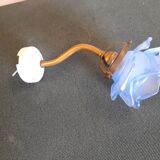 Opaline wall light in blue flower shape