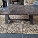 Old wood coffee table 180 x 109 x 37
