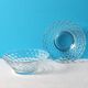 Set of 2 Vintage Bubble Glass Dessert Bowls Kim / Indonesia