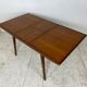 Vintage teak dining table Louis Van Teeffelen 1960s