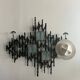 Brutalist Wall-Mounted Lamp & Coat Rack Sculpture by Angelo Brotto