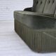 1970s, Danish 3-seater sofa, furniture velour, beech wood legs.