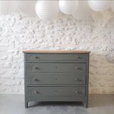 Large solid oak chest of drawers