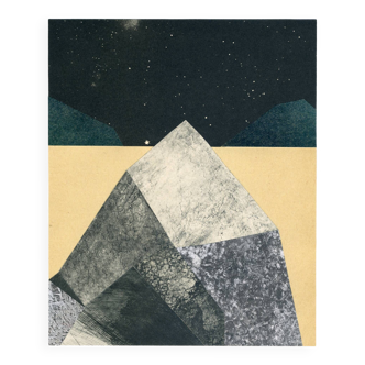 Collage sur papier • MINERALOGIE I