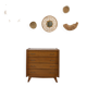 Vintage commode from the 1960s.