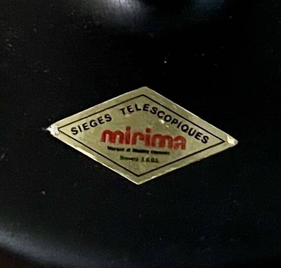 Vintage miramax retractable stool
