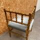 Corner spool chair