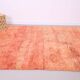 Vintage Handmade Moroccan Rug 196 x 280 cm - Peach Moroccan Rug - Berber